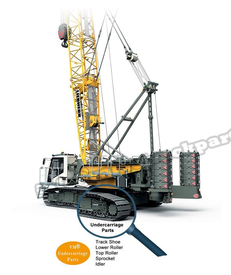 Liebherr Crawler Crane Undercarriage Parts